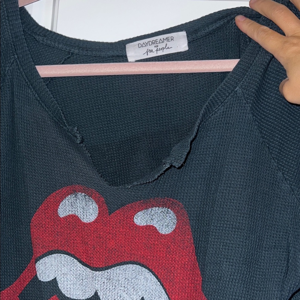 Free People Rolling Stone Long Sleeve Tee